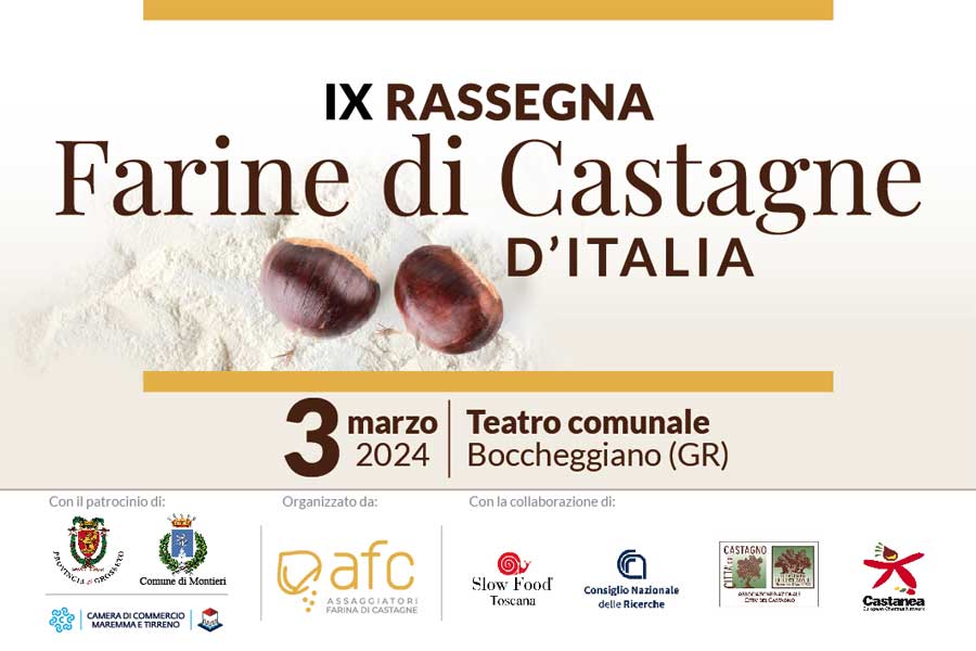 IX Rassegna Farine di Castagne d’Italia - Assaggiatori Farina di Castagne (AFC)